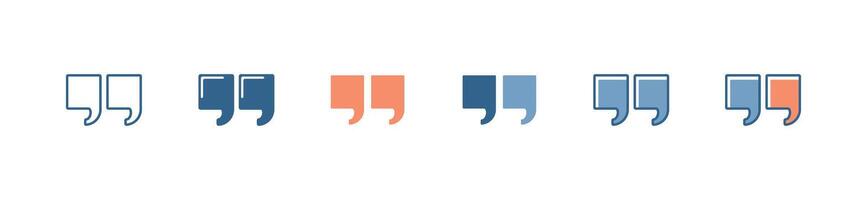 simple quote mark comma bubble speech icon chat dialogue social message element symbol illustration vector