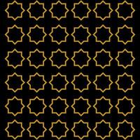 seamless pattern with gold stars vector