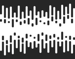 Halftone transition seamless pattern, irregular rounded lines. illustration. vector