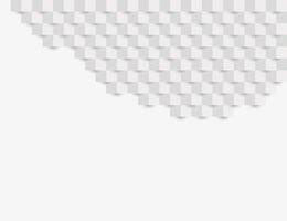Abstract white geometric background, 3d paper art style. illustration. vector