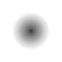 Halftone, circles, dots, transition pattern. illustration. vector