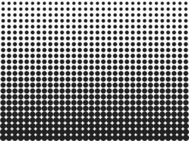 Halftone, circles, dots, transition pattern. illustration. vector