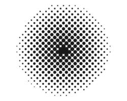 Halftone, circles, dots, transition pattern. illustration. vector