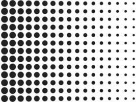 Halftone, circles, dots, transition pattern. illustration. vector