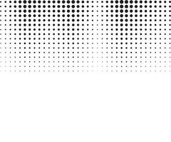 Halftone, circles, dots, transition pattern. illustration. vector