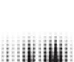 Halftone, transition, monochrome, dotted pattern. illustration. vector