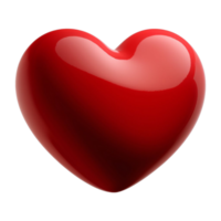 a red heart on a transparent background png