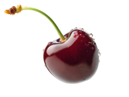 a cherry is shown on a transparent background png