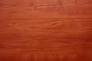The cherry wood grain background features a warm, rich texture with distinctive patterns photo