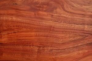 The Brazilian Cherry wood grain background features a rich and warm reddish-brown color with intricate, natural patterns photo