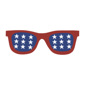 lentes americano diseño png