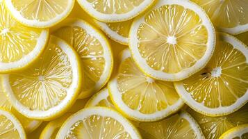 Lemon slices cross section studio shot photograph photo