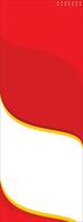 Abstract red banner background vector