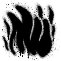 Spray Painted Graffiti Fire flame Sprayed isolated with a white background. vector