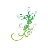 unique design of leaf stalk 1 vector