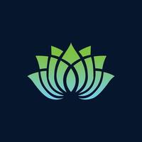 logo design flower for various types graphic vector