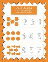 Shape addition Math Activity vector