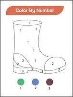 Color By Number vector