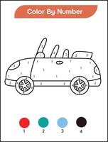 Color By Number Activity vector