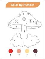 Color By Number Activity vector