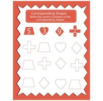 Drawing Shape Workbook vector