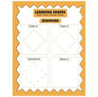 Shape Drawing Pages vector