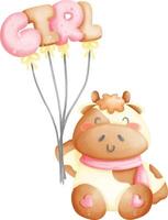 Baby element, baby shower element vector