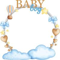 Baby element, baby shower element vector