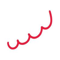 Colorful Scribble Shape vector