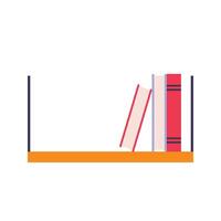 Home Decor Set bookshelf vector