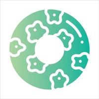 swim ring in flat design style vector