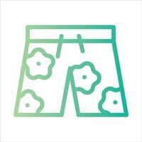 summer in flat design style vector