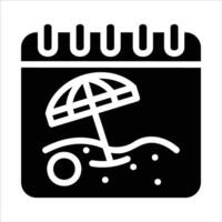 summer in flat design style vector