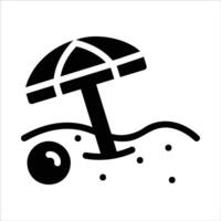 summer in flat design style vector