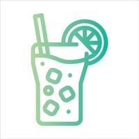 lemonade in flat design style vector