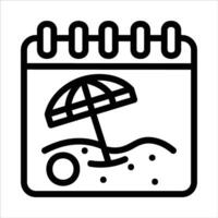 summer in flat design style vector