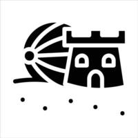 play in flat design style vector