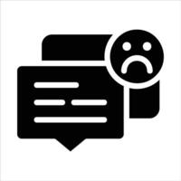 dislike in flat design style vector