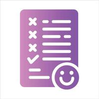 checklist in flat design style vector
