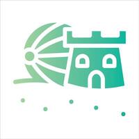 play in flat design style vector