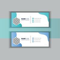 Email Signature Design vector