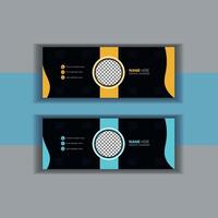 Email Signature Design vector