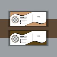 Email Dignature Design vector