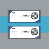 Email Signature Design vector
