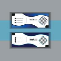 Email Signature Design vector