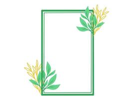 Autumn Leaf Frame Background Illustration vector
