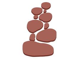 Rock Path texture Background illustration vector