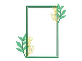 Autumn Leaves Frame Background Illustration vector
