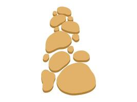 Stone Path Texture Background Illustration vector