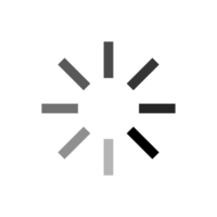 Loading icon with simple and modern design png
